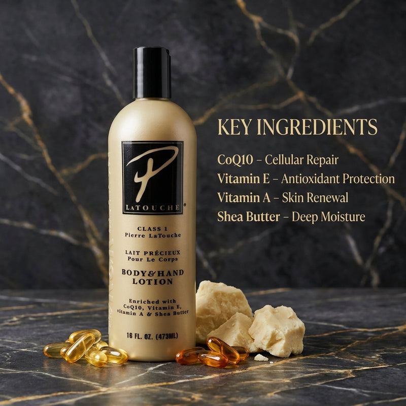 Pierre La Touche key ingredients CoQ10 Vitamin E Vitamin A Shea Butter