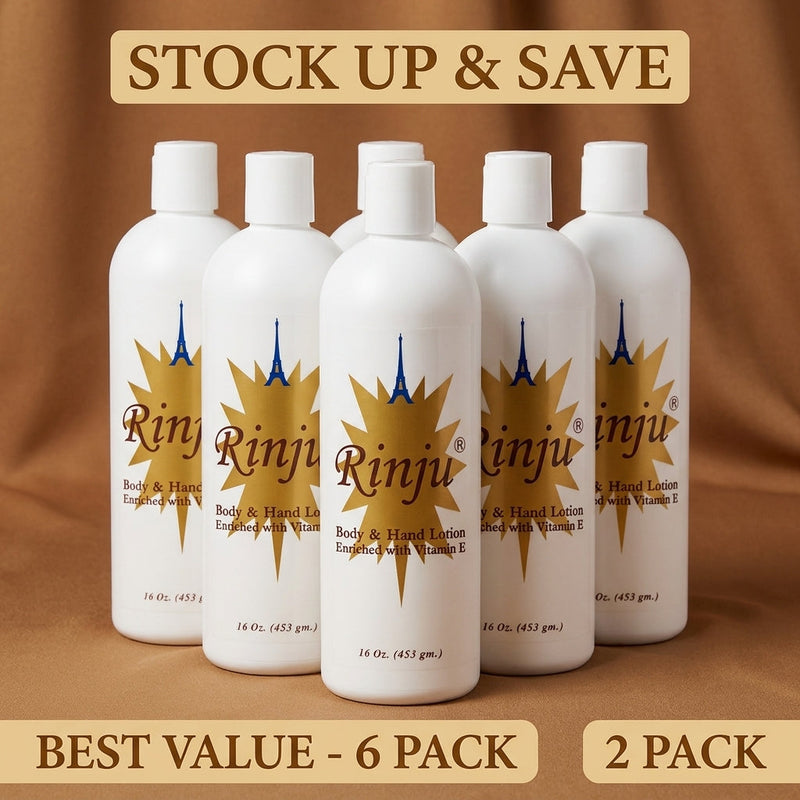 Rinju Gold body and hand lotion value pack stock up and save