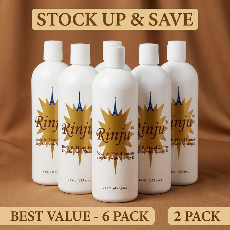 Rinju Gold body and hand lotion value pack stock up and save