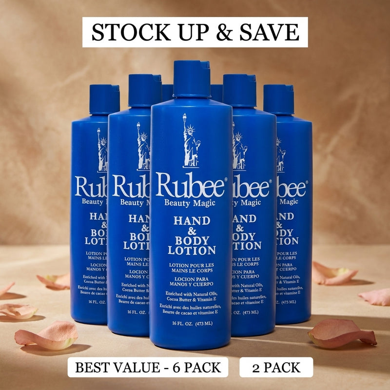 Rubee hand and body lotion value pack stock up and save