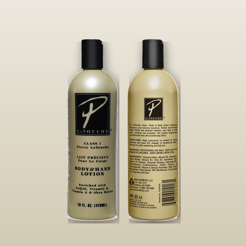 Pierre La Touche front and back label ingredients and directions