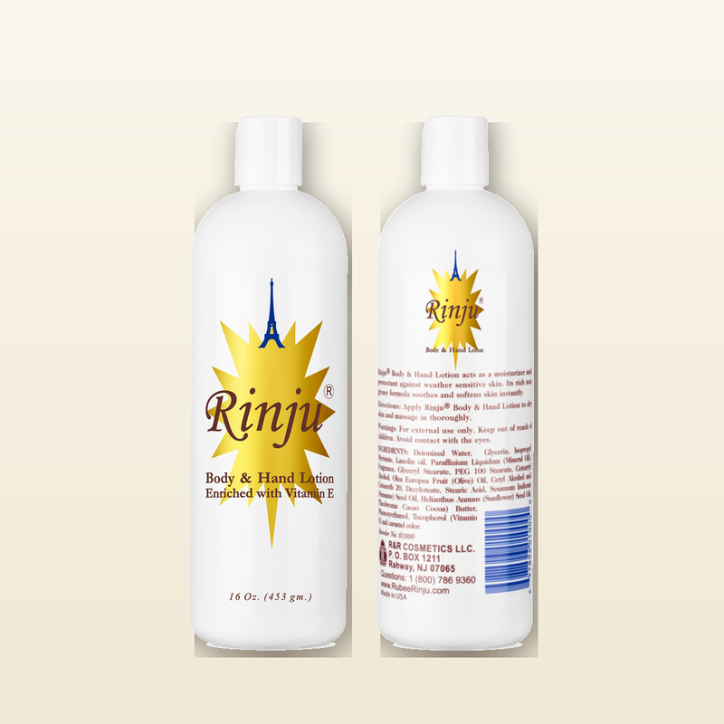 Rinju Gold front and back label ingredients and directions