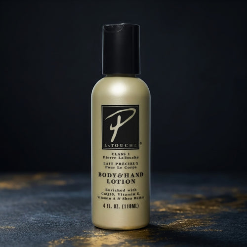 Pierre La Touche travel size hero on dark sophisticated background